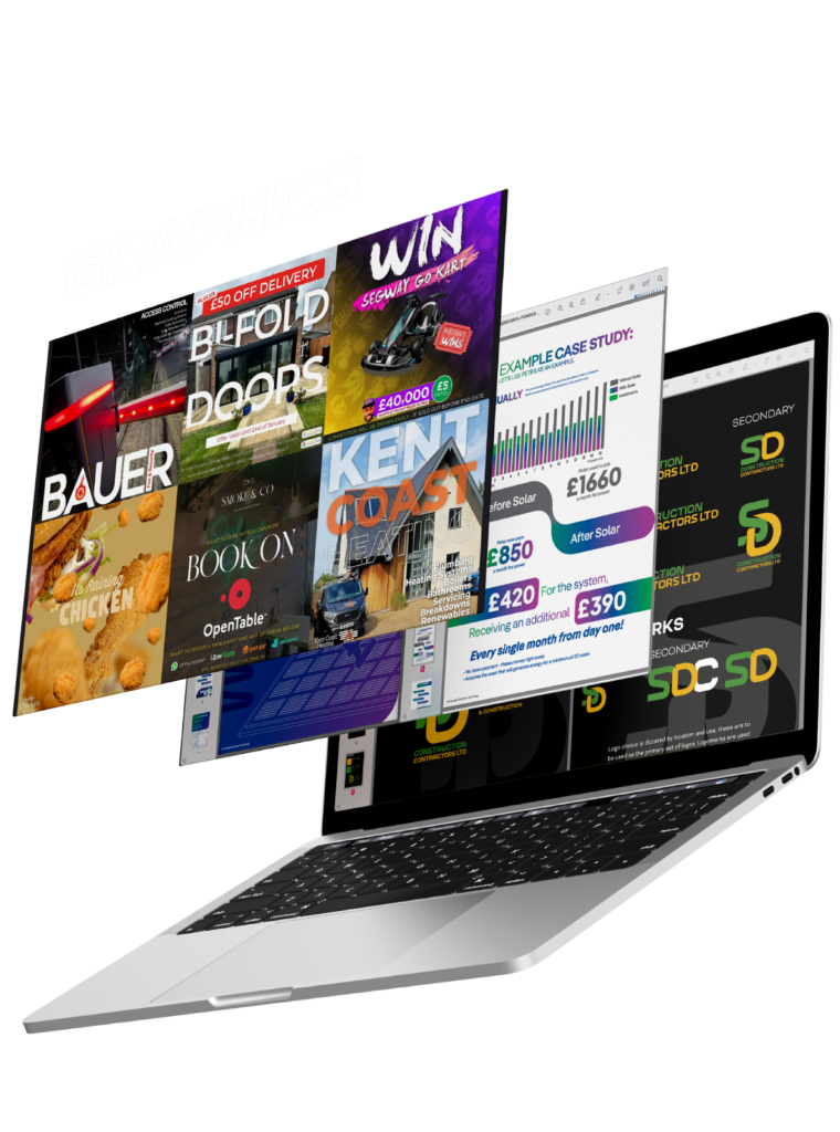6 text ontop of images graphics