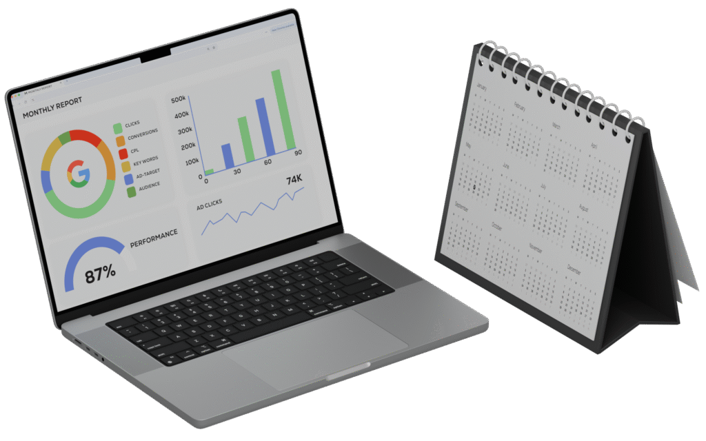 Google monthly report