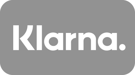 Partial klarna logo in light grey, representing the buy now, pay later service provider
