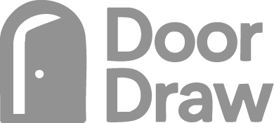 Door Draw competition site for houses logo