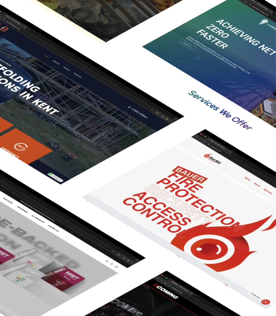 UK competition website design and build