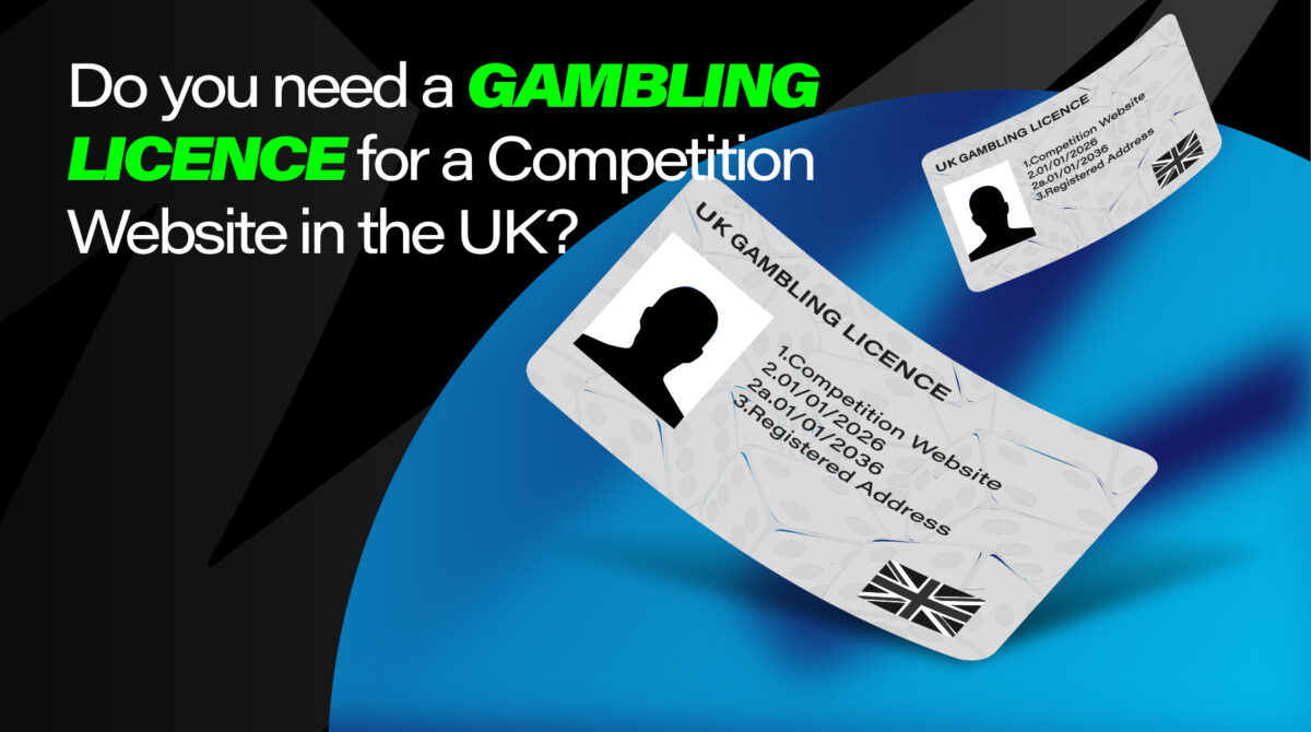 Do you need a gambling licence for a competition website in the UK