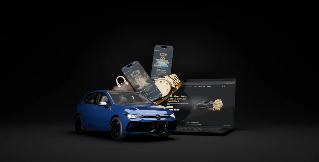 Cars and Kettles competition website: Meta Ads achieving £2.65 blended cost per purchase