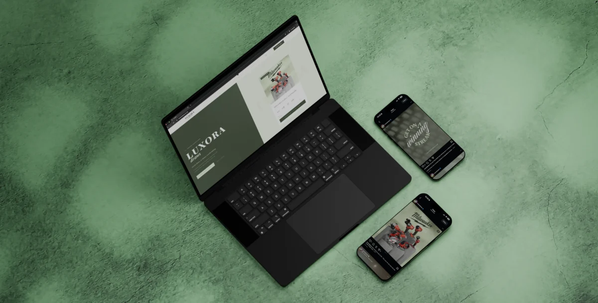 Luxora Draws competition website built by Nera, sold out first competition in 20 days