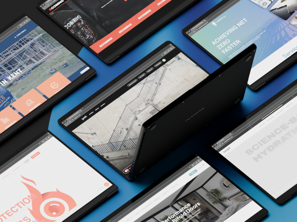Bespoke UK competition website design and build example