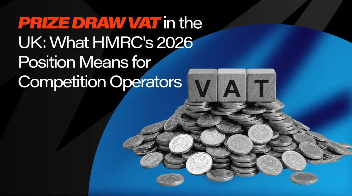 Prize draw VAT in the UK and what HMRC's 2026 position means for competition operators.