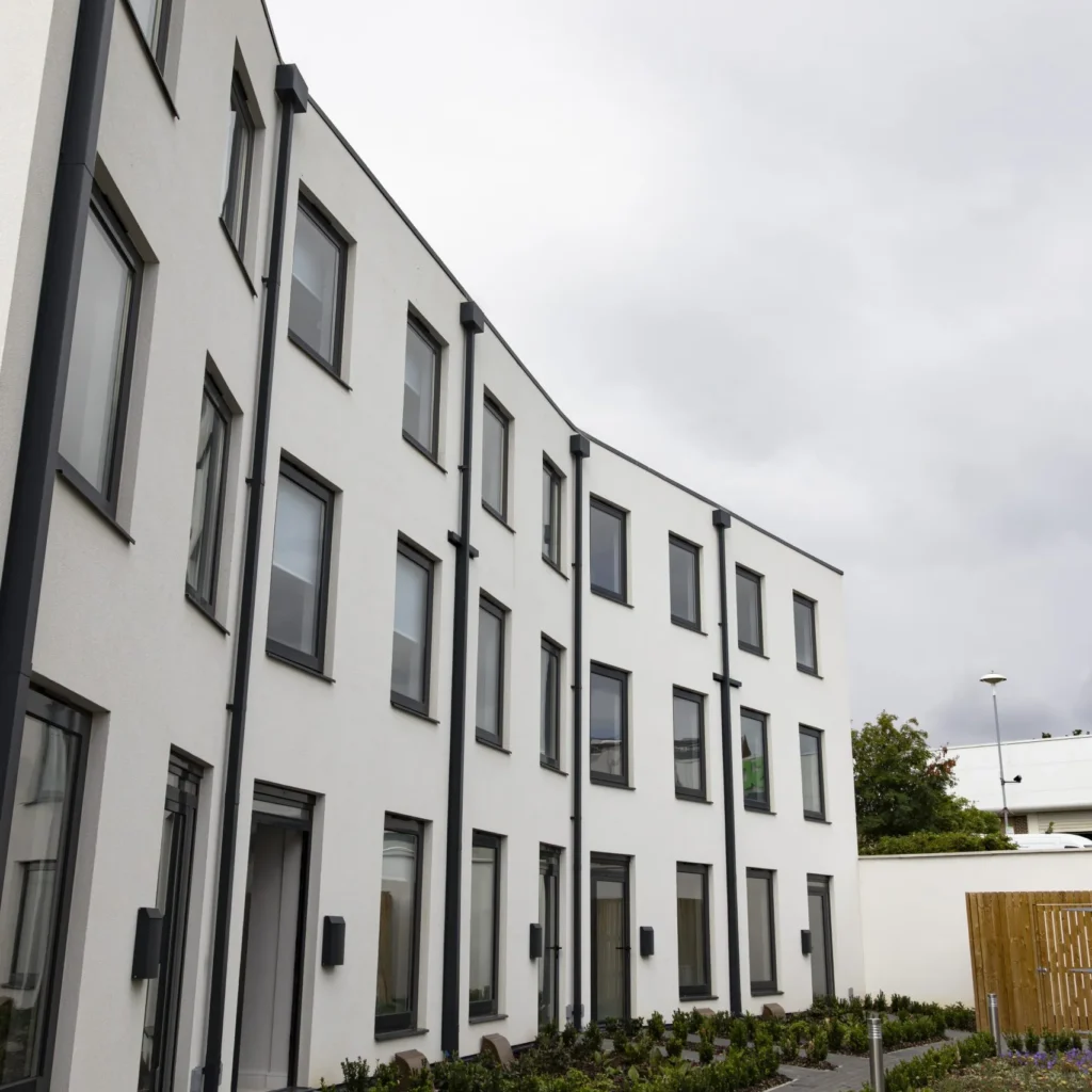 Alulux aluminium windows at Townley House, Ramsgate